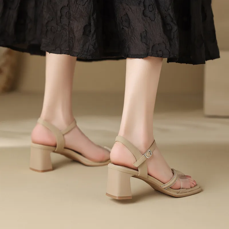 Mulinsen One Strap Sandals 5.5CM Women's-4