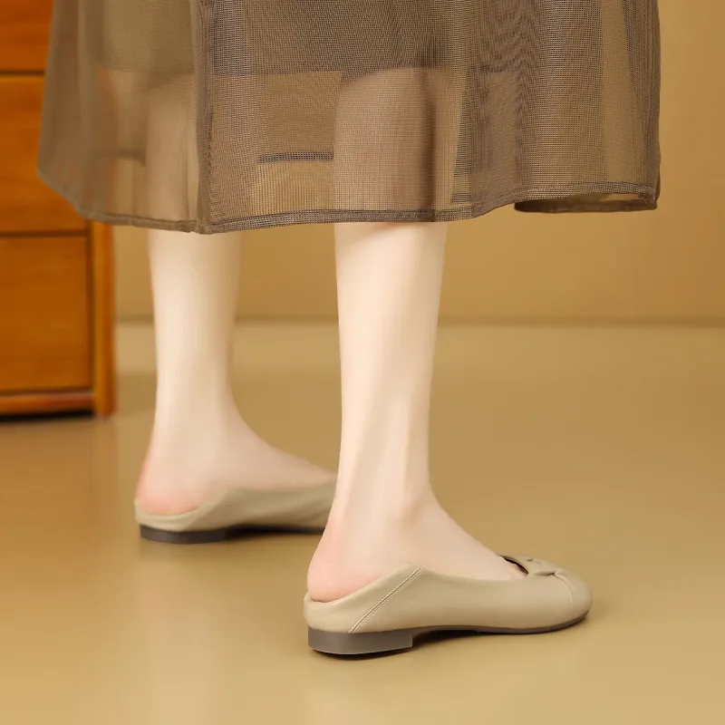 Mulinsen Casual Single Shoes Approx. 1.2cm Women's-2