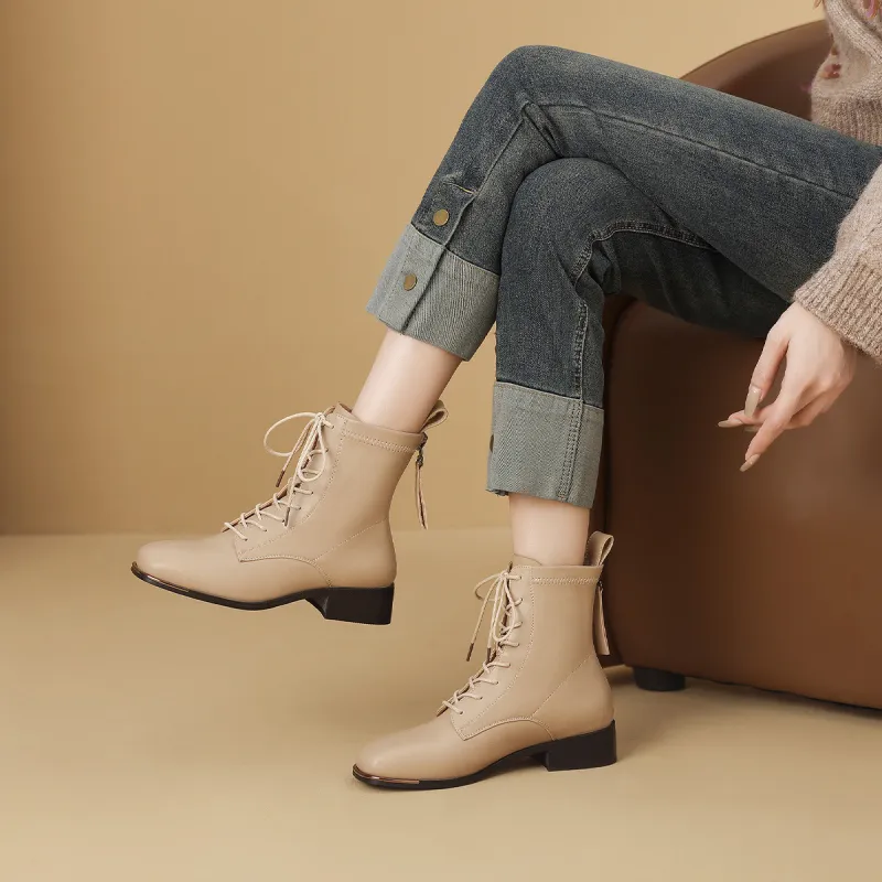 Mulinsen Fashion Boots Ankle Boots Approx. 3.6cm Women's-6