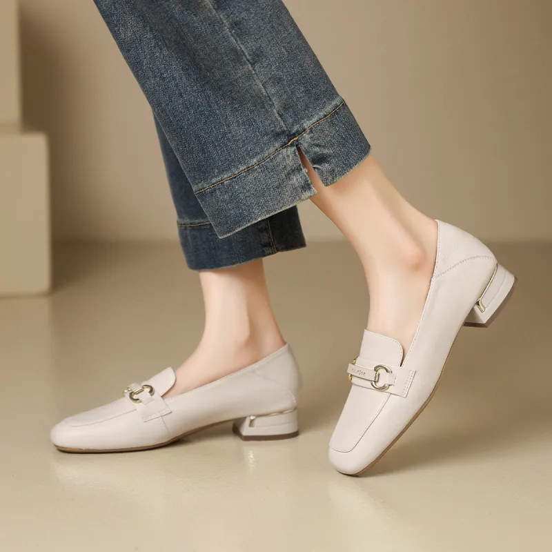 Mulinsen Loafers Women's Beige/Black-3