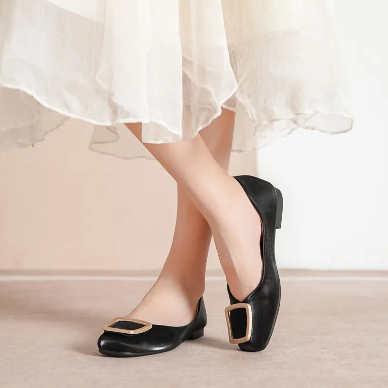 Mulinsen Casual Single Shoes 1.5CM Women's-9