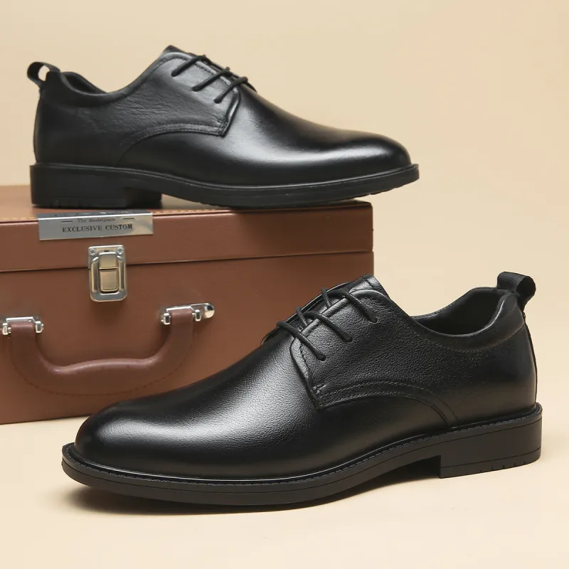 Mulinsen Derby Shoes Dress Shoes Men's Black-5