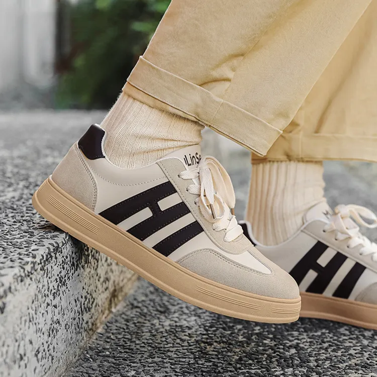 Mulinsen Lightweight Wear-Resistant And Slip-Resistant Low-Top Skateboard Shoes Men's-5