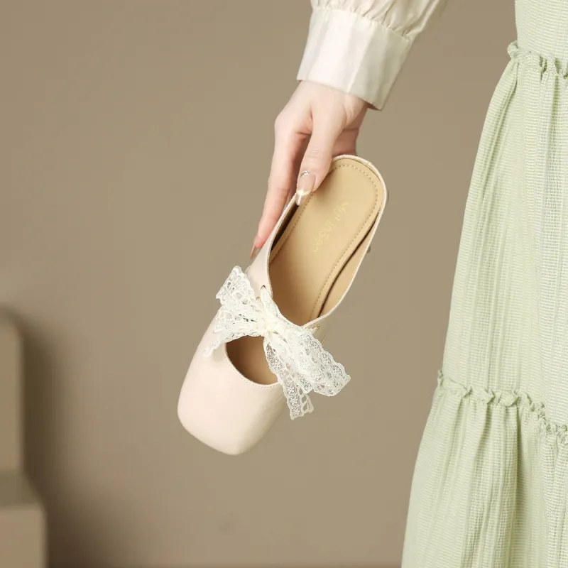 Mulinsen Abrasion Resistant Closed Toe Slippers Women's-10