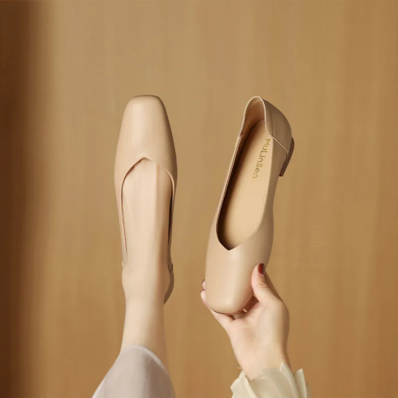 Mulinsen Casual Single Shoes 1.8CM Women's-4