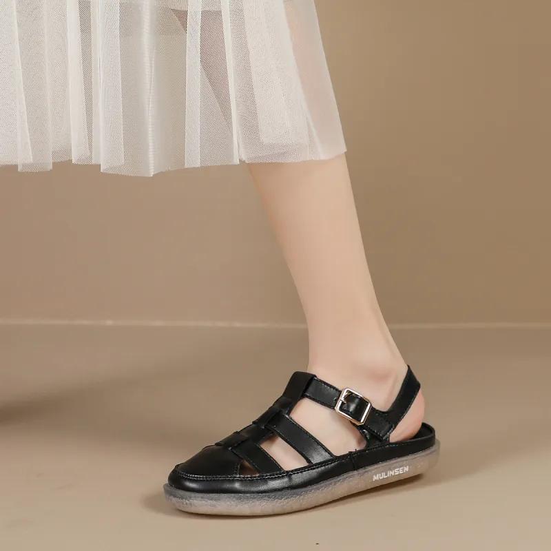 Mulinsen Roman Sandals Approx. 2.5cm Women's-7