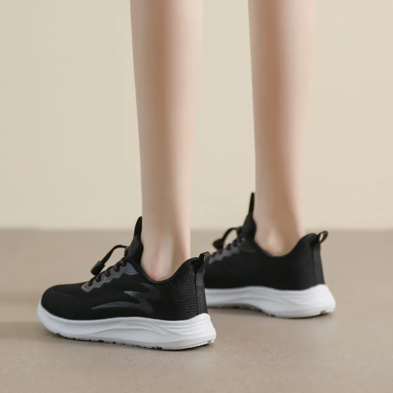 Mulinsen Height Increasing Breathable Low-Top Casual Shoes 3cm Women's-5