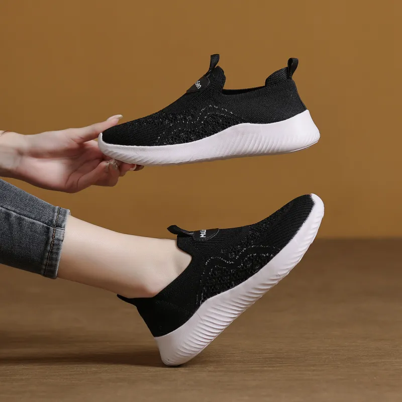 Mulinsen Flyknit Shoes Low Top Casual Shoes Women's-8