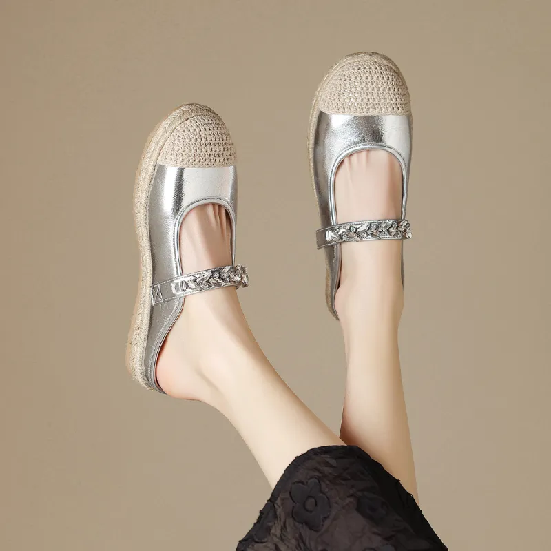 Mulinsen Abrasion-Resistant Quick Dry Wrap-toe Slippers Women's-7