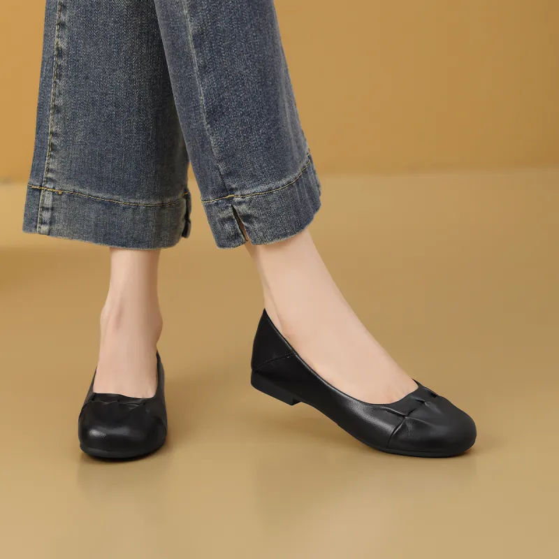 Mulinsen Casual Single Shoes Approx. 1.2cm Women's-15