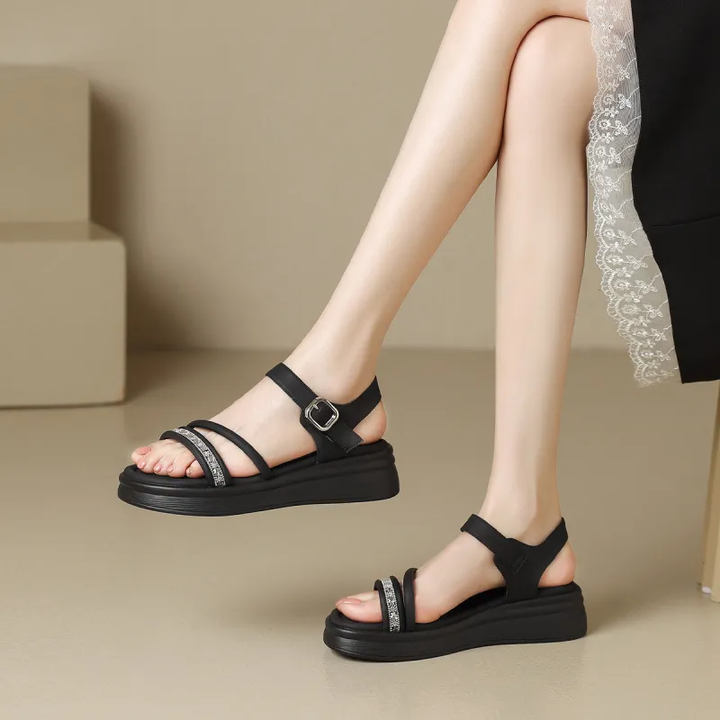 Mulinsen One Strap Sandals Women's-7