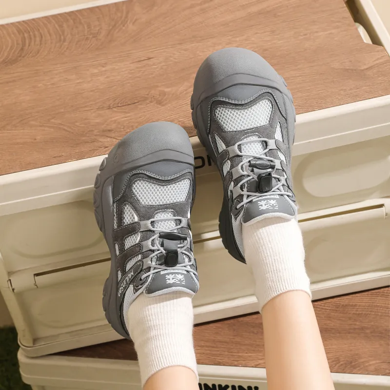 Mulinsen Big Head Shoes Wear-resistant Lightweight Breathable And Non-slip. Low-Top Casual Shoes Women's-6