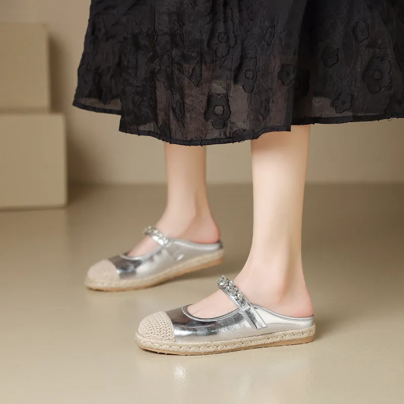 Mulinsen Abrasion-Resistant Quick Dry Wrap-toe Slippers Women's-10