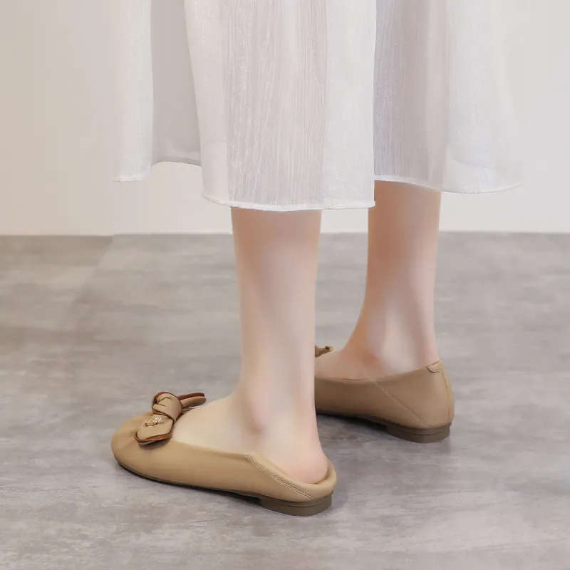 Mulinsen Mom Shoes Casual Single Shoes Approx. 1.5cm Women's-3