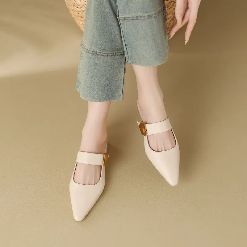 Mulinsen Stitching Abrasion Resistant Slip Resistant Closed Toe Slippers Women's-13
