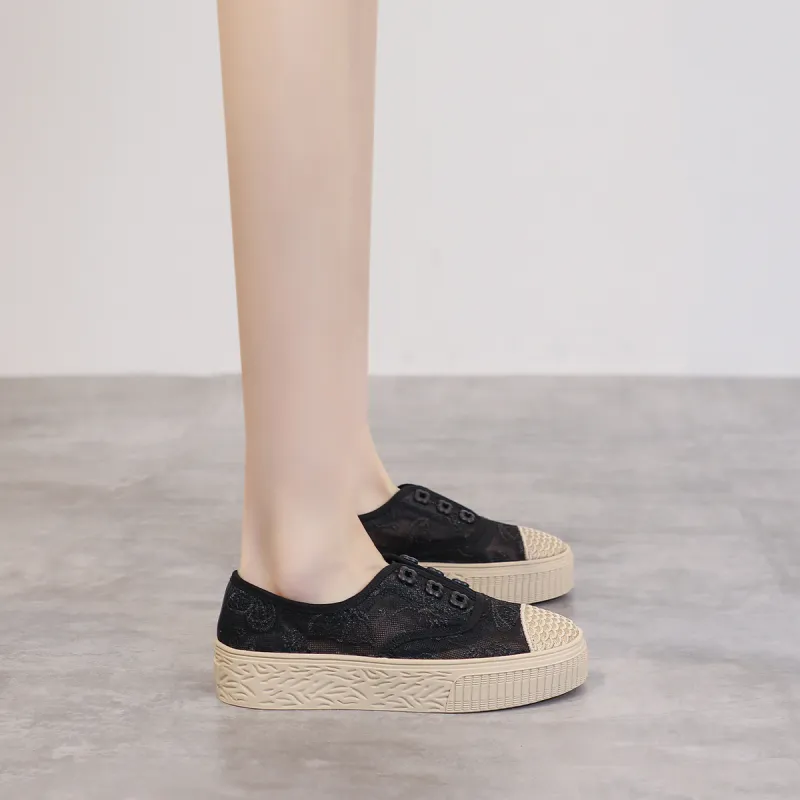 Mulinsen Espadrilles Women's Casual Shoes Approx. 3.5cm Women's-18