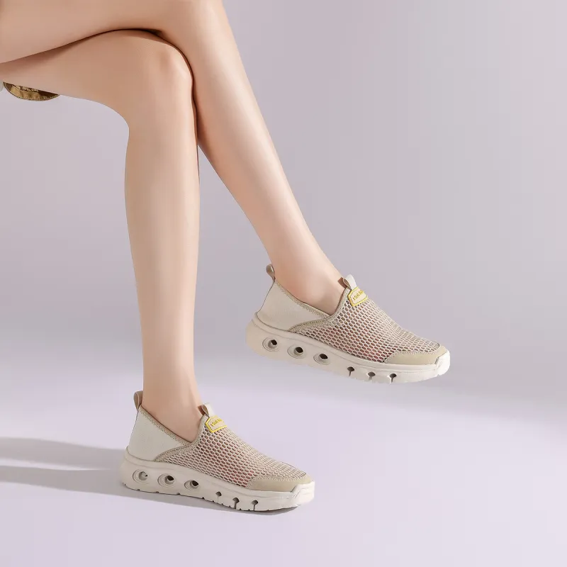 Mulinsen Mom Shoes Wear resistant Lightweight Breathable And Non slip. Low Top Casual Shoes Women's-1