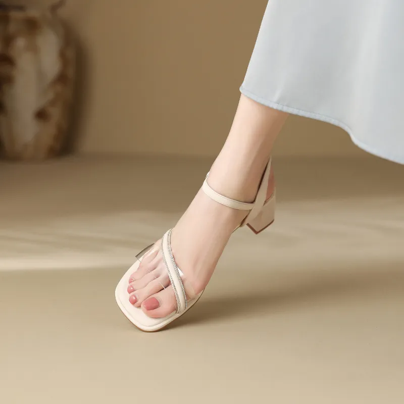 Mulinsen One Strap Sandals 5.5CM Women's-9