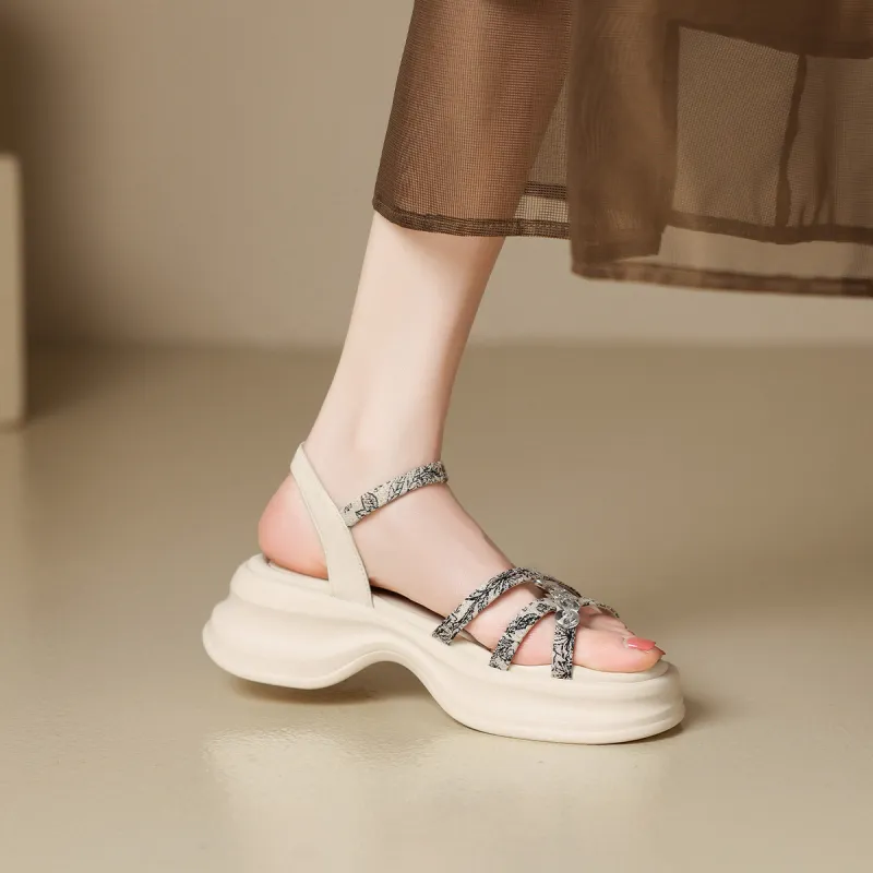 Mulinsen One Strap Sandals Women's-5