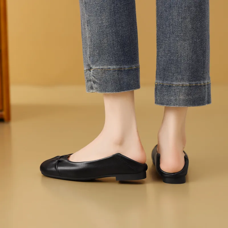 Mulinsen Casual Single Shoes Approx. 1.2cm Women's-20