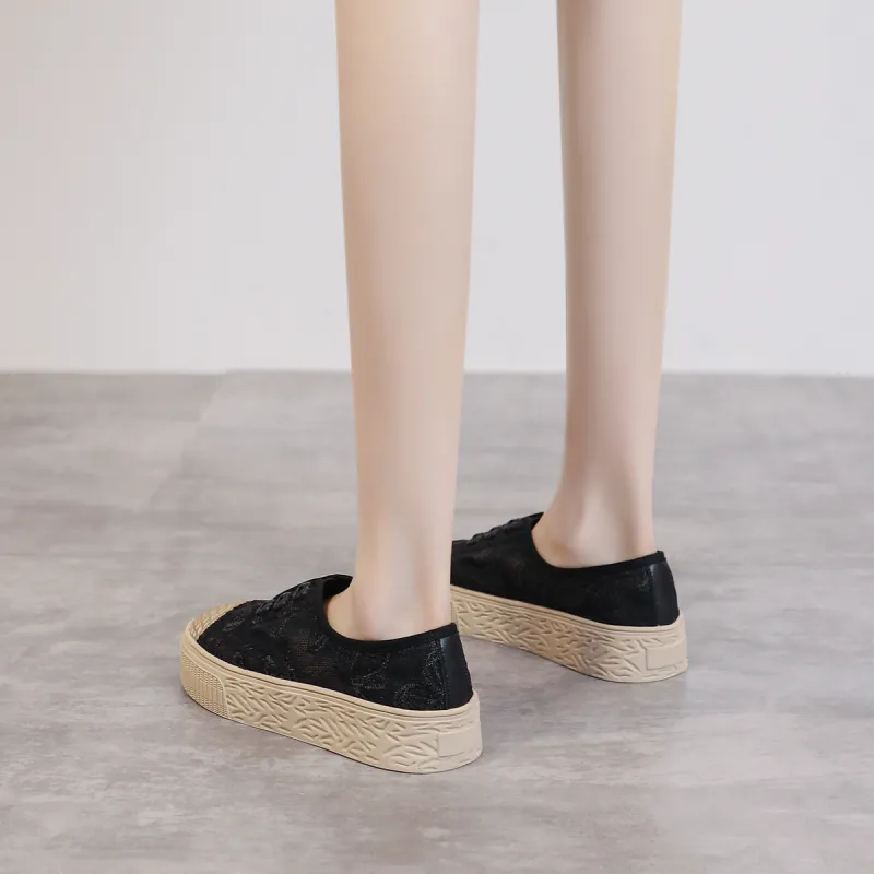 Mulinsen Espadrilles Women's Casual Shoes Approx. 3.5cm Women's-17