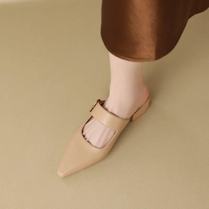 Mulinsen Stitching Abrasion Resistant Slip Resistant Closed Toe Slippers Women's-6