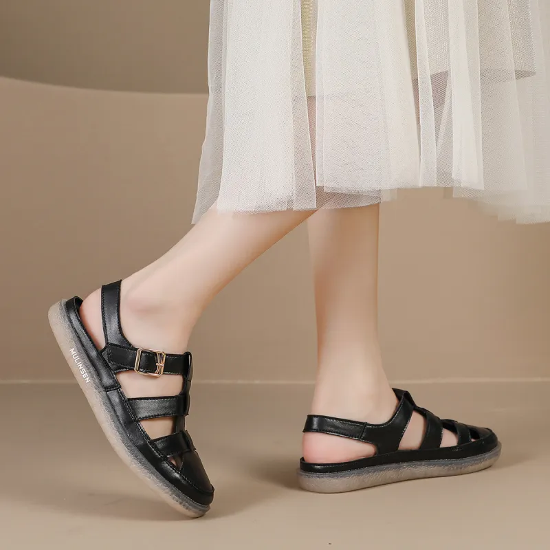 Mulinsen Roman Sandals Approx. 2.5cm Women's-10