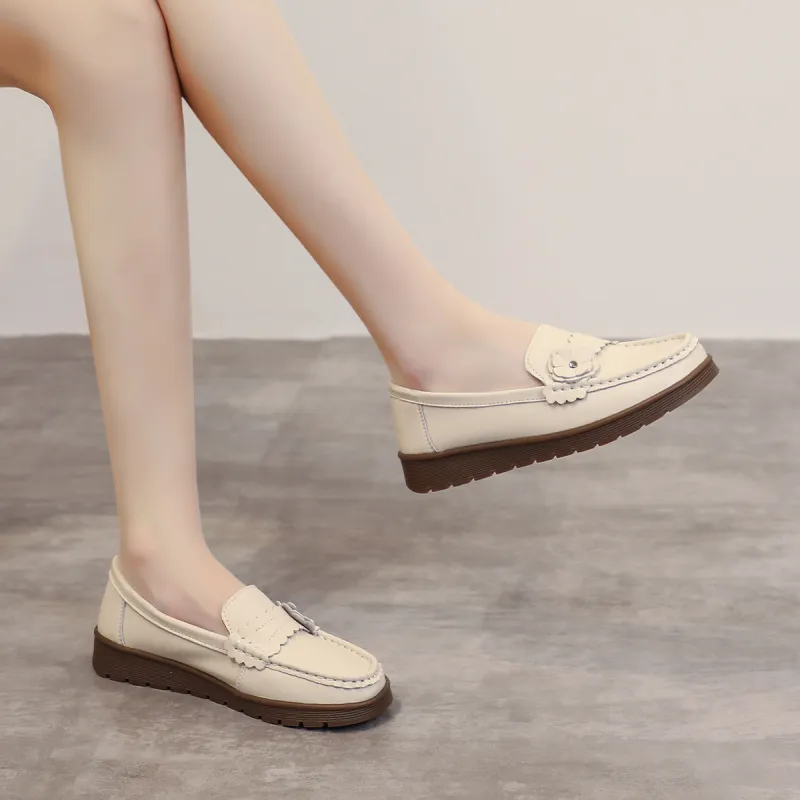 Mulinsen Mom Shoes Women's Casual Shoes Approx. 2CM Women's-1