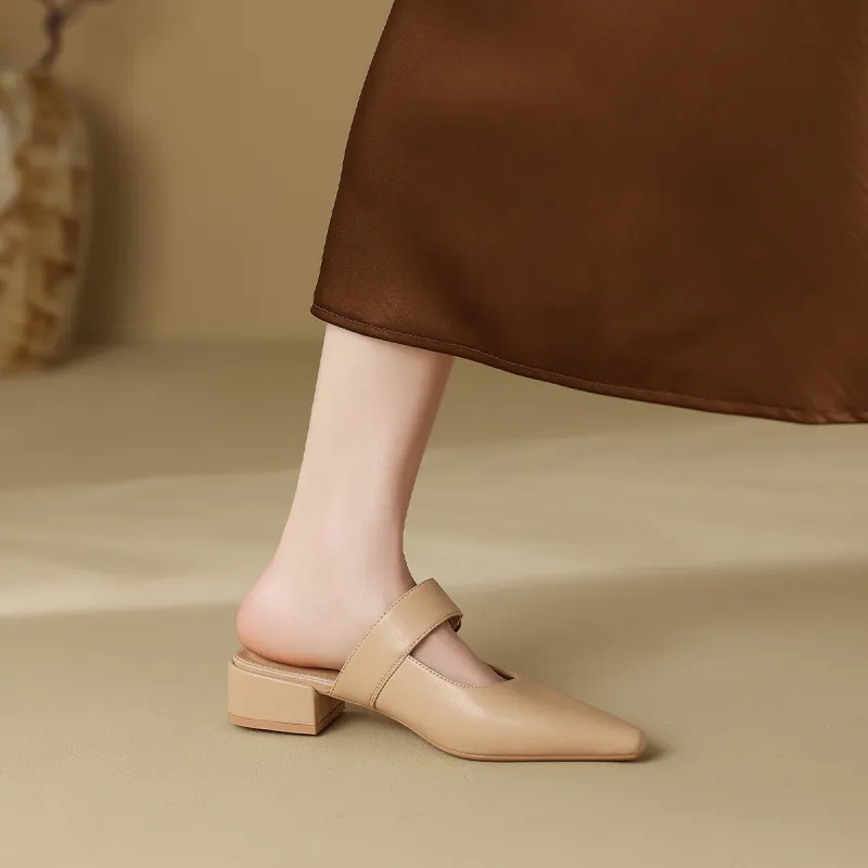 Mulinsen Stitching Abrasion Resistant Slip Resistant Closed Toe Slippers Women's-4