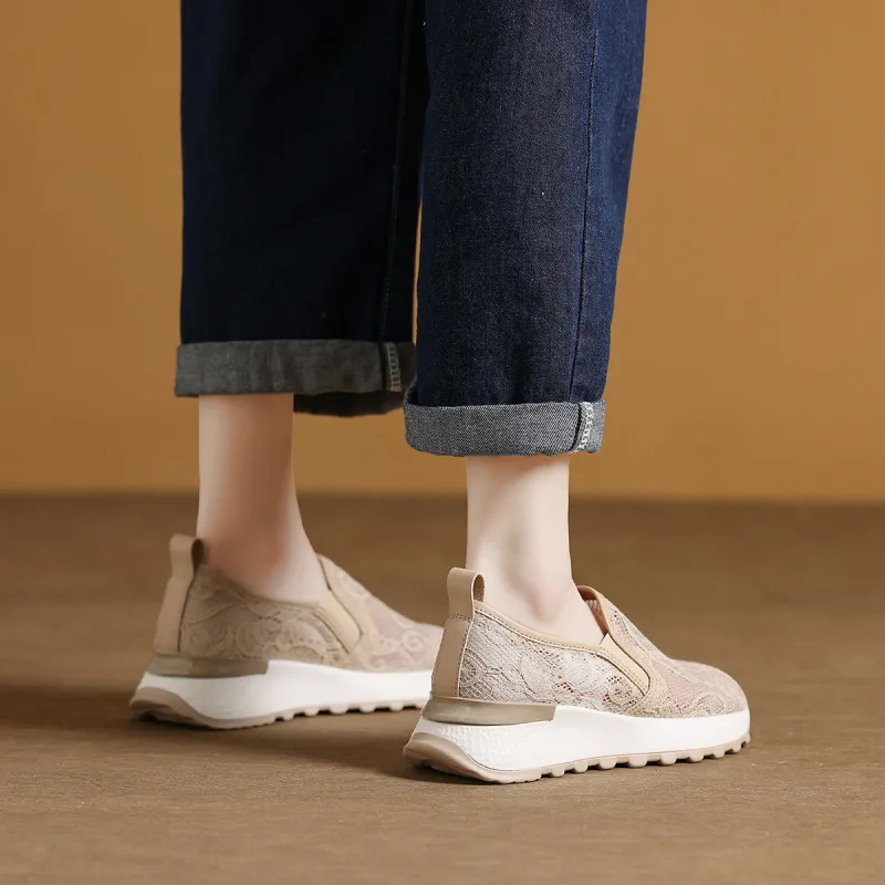 Mulinsen Espadrilles Abrasion Resistant, Lightweight, And Breathable Low Top Casual Shoes Women's-5