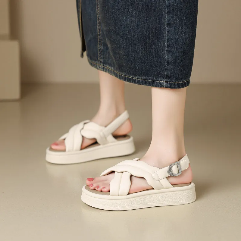 Mulinsen One Strap Sandals Women's-8
