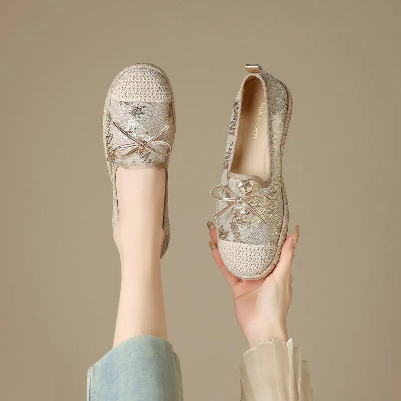 Mulinsen Espadrilles Women's Gold-2