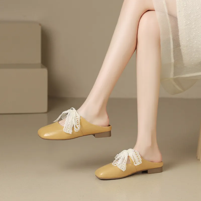 Mulinsen Abrasion Resistant Closed Toe Slippers Women's-1