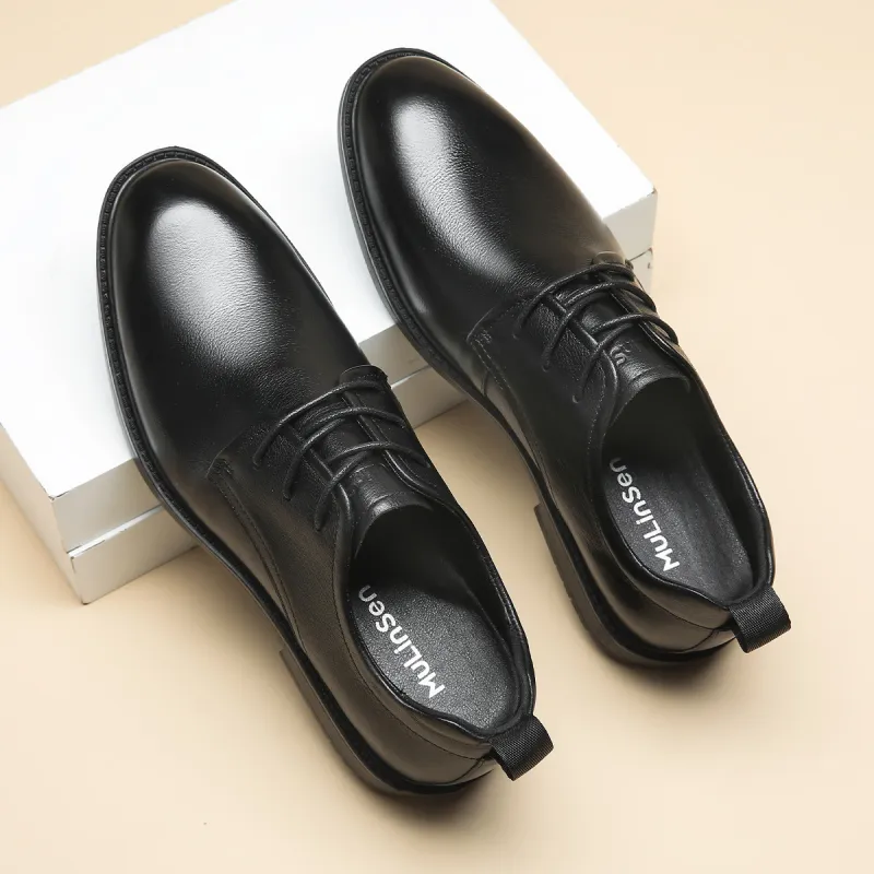 Mulinsen Derby Shoes Dress Shoes Men's Black-4