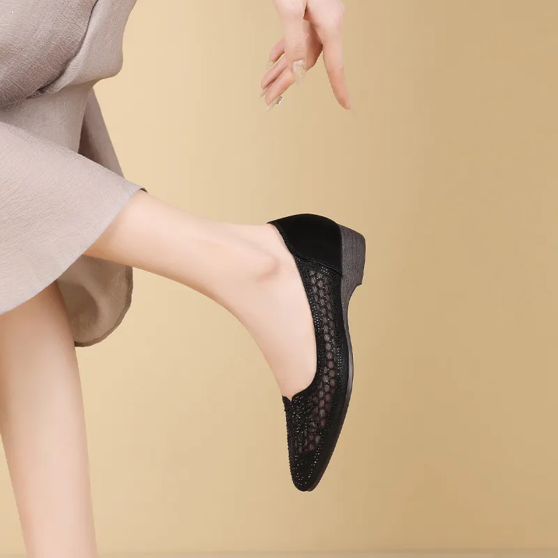 Mulinsen Mom Shoes Women's Casual Shoes Approx. 2.5CM Women's-9