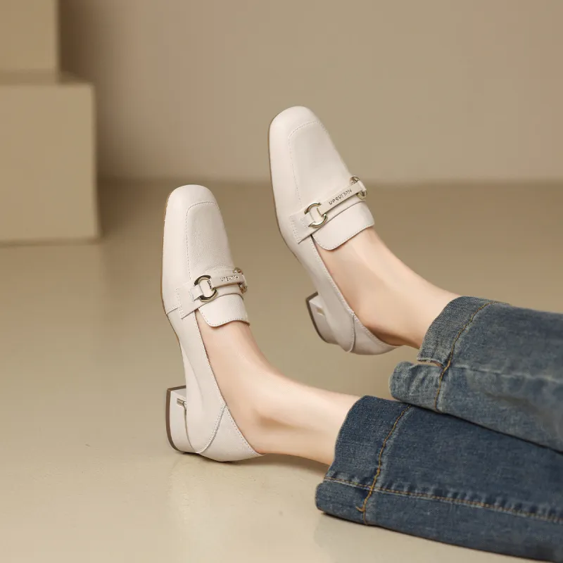 Mulinsen Loafers Women's Beige/Black-1