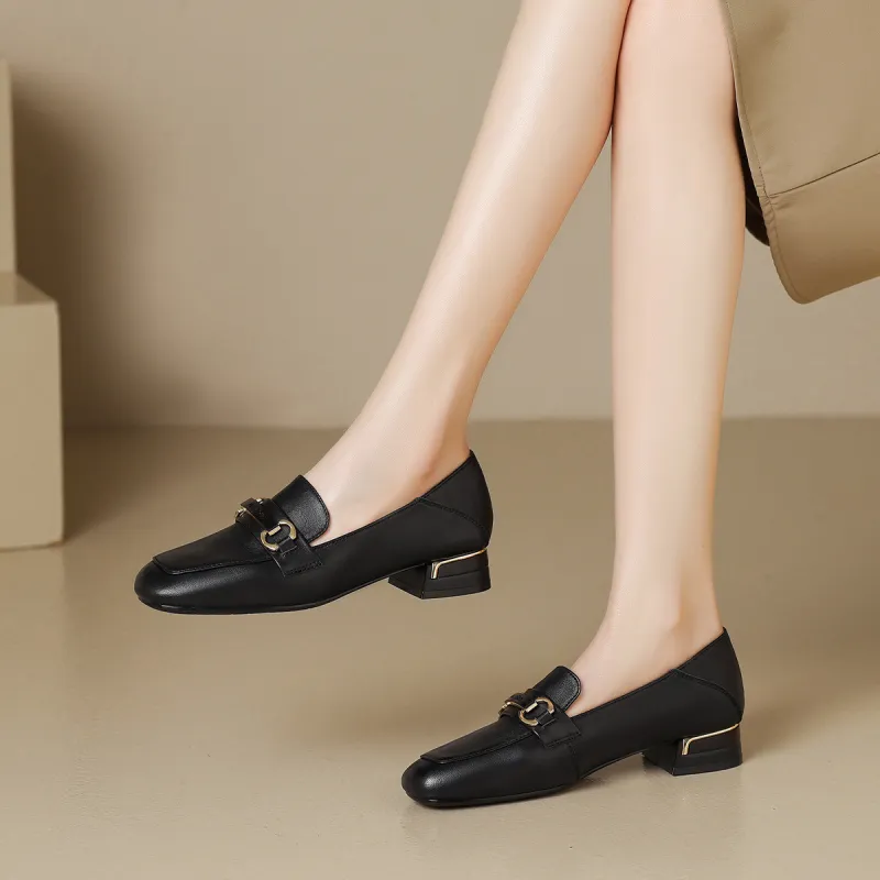 Mulinsen Loafers Women's Beige/Black-7