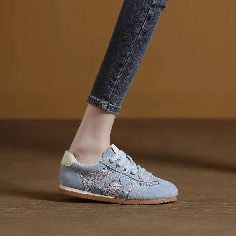 Mulinsen German Army Trainers Abrasion Resistant, Breathable, Lightweight Low Top Casual Shoes Women's-6