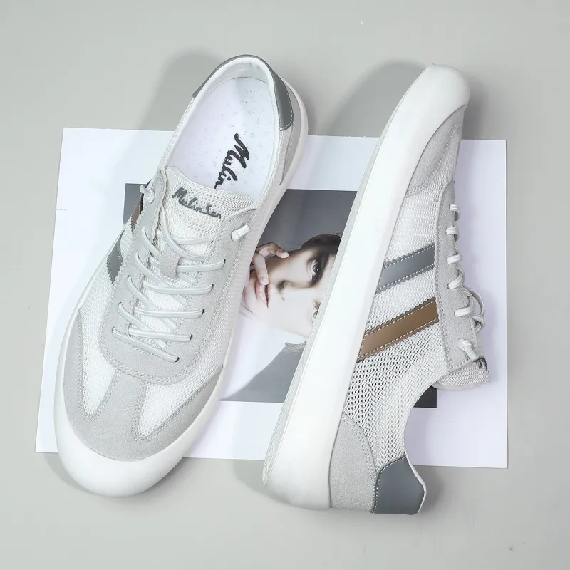 Mulinsen Abrasion Resistant, Lightweight, And Breathable Low Top Skateboard Shoes Men's-10