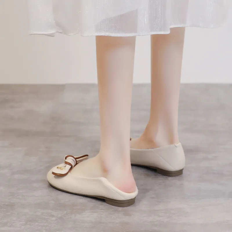 Mulinsen Mom Shoes Casual Single Shoes Approx. 1.5cm Women's-10