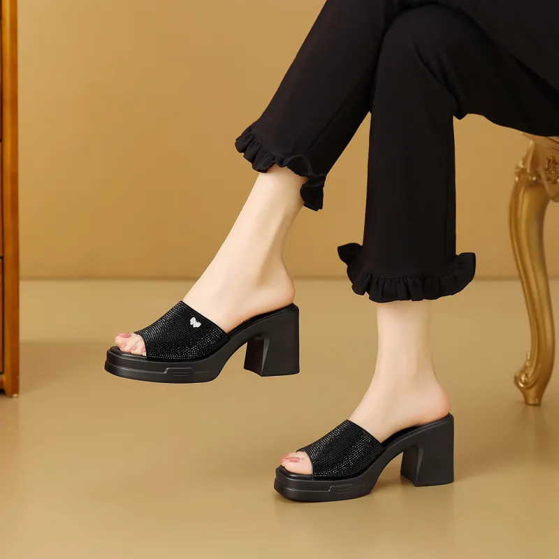 Mulinsen Abrasion Resistant Slide Slippers Women's-8