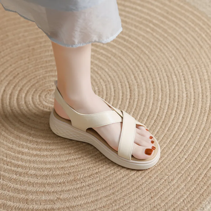 Mulinsen One Strap Sandals 4.5CM Women's-11