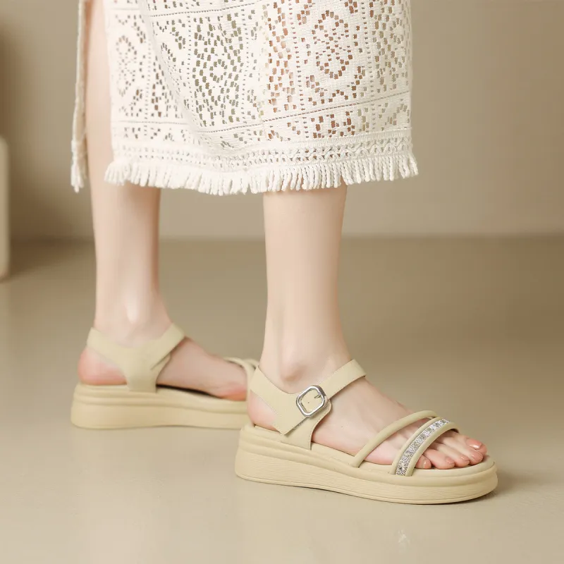 Mulinsen One Strap Sandals Women's-5