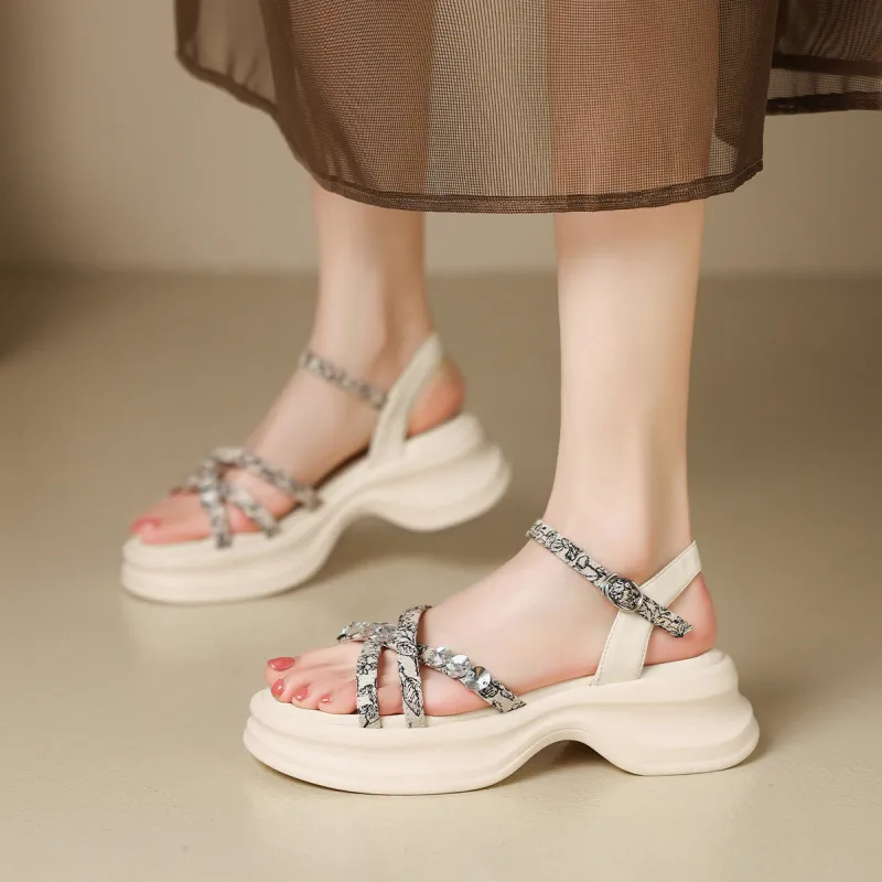 Mulinsen One Strap Sandals Women's-3