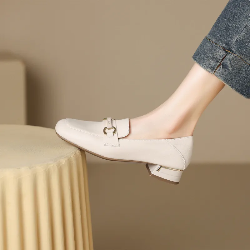 Mulinsen Loafers Women's Beige/Black-4