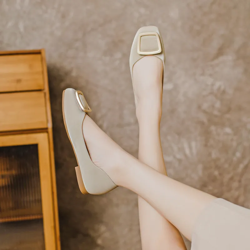 Mulinsen Casual Single Shoes 1.5CM Women's-3