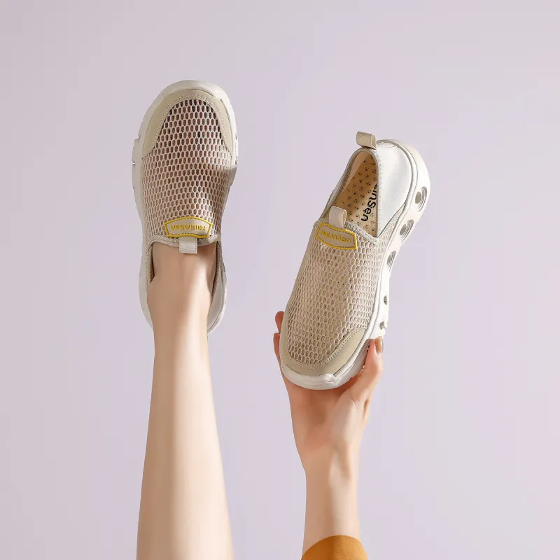 Mulinsen Mom Shoes Wear resistant Lightweight Breathable And Non slip. Low Top Casual Shoes Women's-5