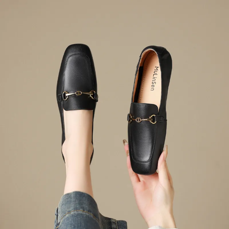 Mulinsen Loafers Women's Beige/Black-7