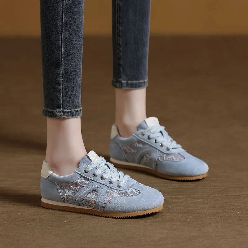 Mulinsen German Army Trainers Abrasion Resistant, Breathable, Lightweight Low Top Casual Shoes Women's-8