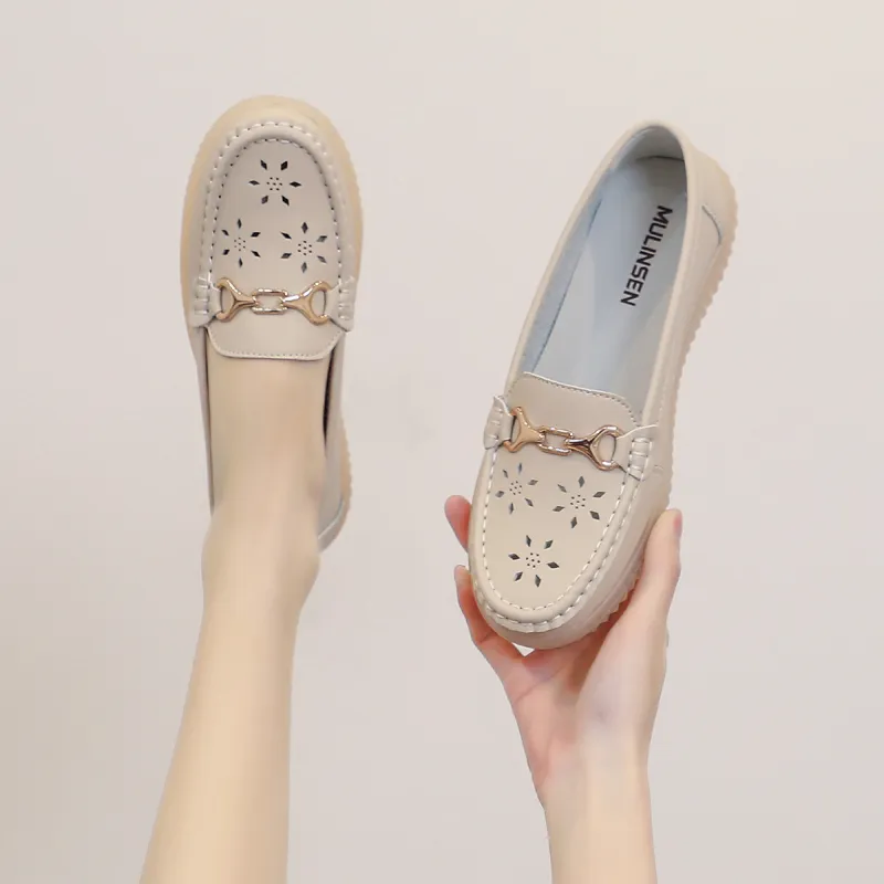 Mulinsen Loafers Women's Beige-2